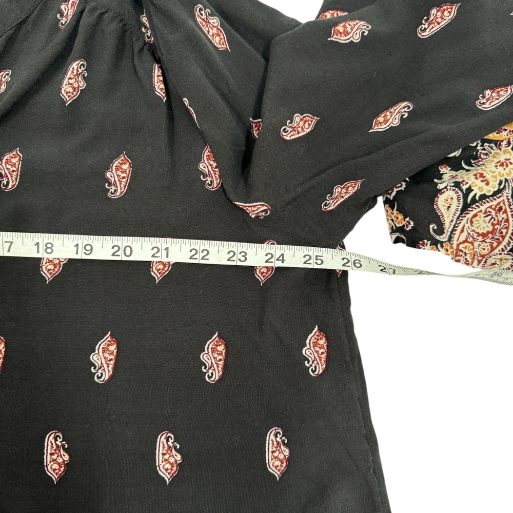 Tantrums Floral Paisley Printed Multicolored Blouse Top Size XXL - Picture 10 of 13